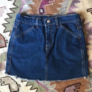 Levi denim mini skirt